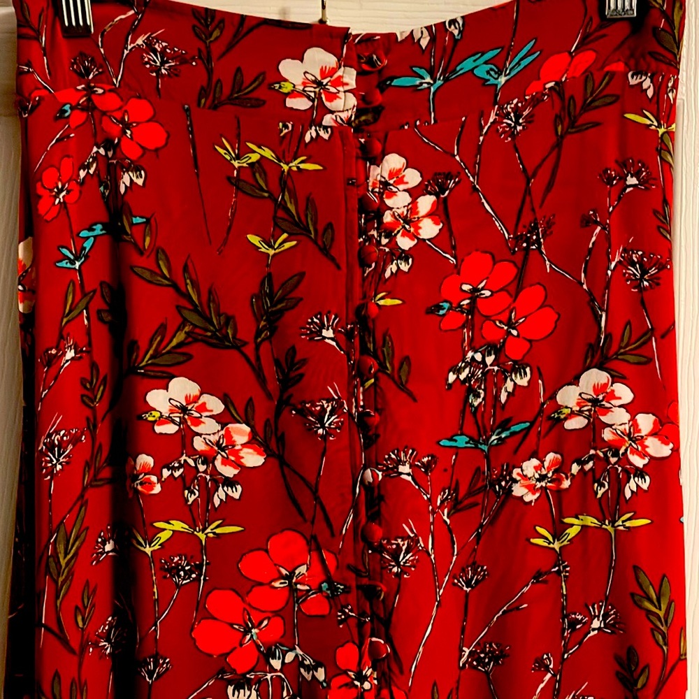 Floral maxi skirt